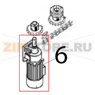 Speed reducer Angelo Po C165D Speed reducer Angelo Po C165DЗапчасть на деталировке под номером: 6