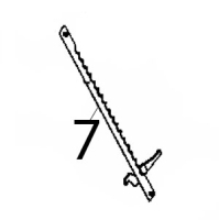 Inox blade with pin Rollmatic CP 52