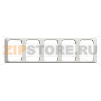 Рамка пятиместная, белая ABB 2TKA000826G1