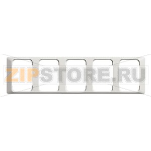 Рамка пятиместная, белая ABB 2TKA000826G1 