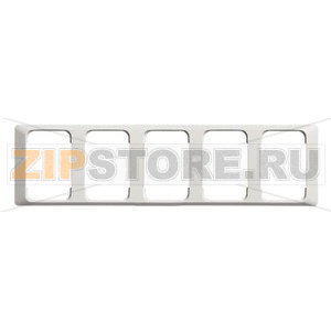 Рамка пятиместная, белая ABB 2TKA000826G1 
