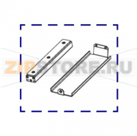 Platen Support and Guard for Printhead Zebra ZE500-4LH