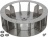 Fan wheel, diameter 350 mm P3  with fixi