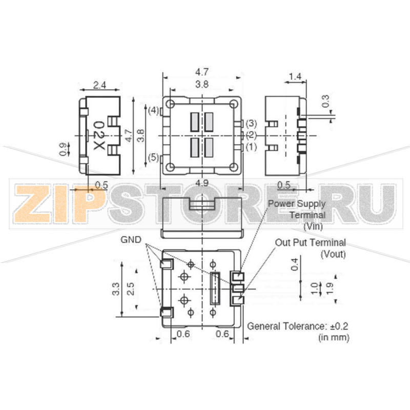 Датчик PIR 2-15 В Murata IRS-B340ST02-R1 