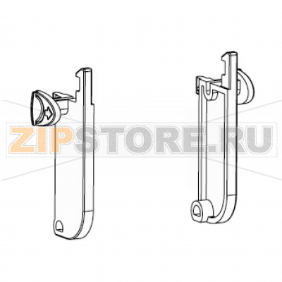 Printing mechanism hook assembly Godex RT200i Printing mechanism hook assembly Godex RT200iНазвание запчасти Godex на английском языке: Printing mechanism hook assembly RT200i.
