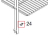 Shelf hook Sagi FD70B