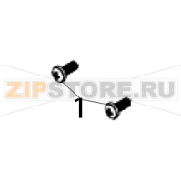 Screw, M4x12, MOQ 50 pcs TSC TTP-644MT