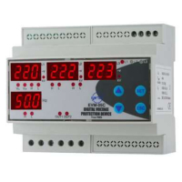Мультиметр программируемый 110/220/380 В/AC, 3 фазы Entes EVM-05C-DIN