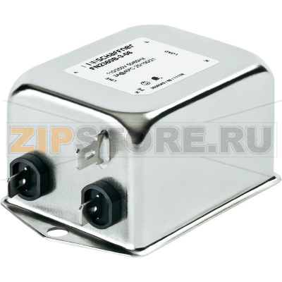 Фильтр подавления помех 6 А, 1 фаза, 250 В/AC, 113.5x57.5x45.5 мм, 20 шт Schaffner FN 2360X-6-06 