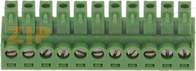 TERMINAL BLOCK 11-POLES PITCH 3.81 