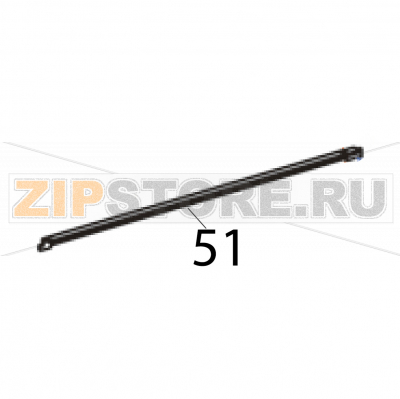 Strip bar, SUS 304 1.0t Godex EZ-1305 Strip bar, SUS 304 1.0t Godex EZ-1305Запчасть на деталировке под номером: 51Название запчасти Godex на английском языке: Strip bar, SUS 304 1.0t EZ-1305.