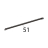 Strip bar, SUS 304 1.0t Godex EZ-1305