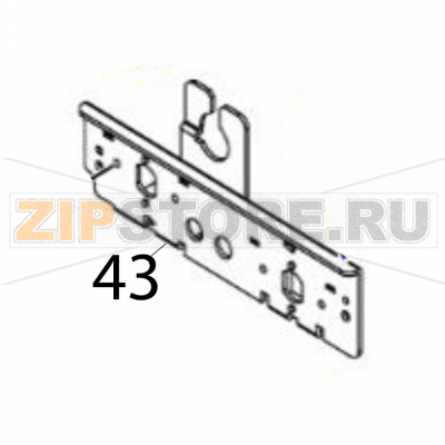 Ribbon frame Sato CL6NX Plus Ribbon frame Sato CL6NX PlusЗапчасть на деталировке под номером: 43Название запчасти на английском языке: Ribbon frame Sato CL6NX Plus.
