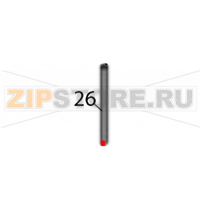 Shaft (battery cover) Sato PW208NX Shaft (battery cover) Sato PW208NXЗапчасть на деталировке под номером: 26Название запчасти на английском языке: Shaft (battery cover) Sato PW208NX.