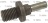 PIN FOR MEAT MINCER MOD.12 LARGE FLANGE