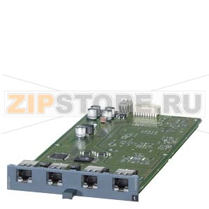 Медиа модуль MM992-4CU  для SCALANCE X              4 х1000 Мбит, RJ45-порты ,  без защ покрытие Siemens 6GK5992-4SA00-8AA0 