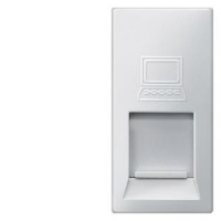 DELTA M-SYSTEM  АЛЮМИНИЕВЫЙ МЕТАЛЛИК МОДУЛЬНАЯ JACK РОЗЕТКА CAT5 RJ45 8/8 С ВЫКЛЮЧАТЕЛЕМ Siemens 5TG9874-2AM