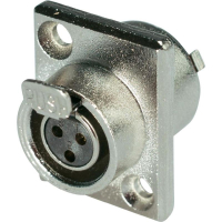 Разъем встроенный XLR, мини Hicon HI-XMEF3