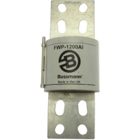 Предохранитель, 1200 A, AC 700 В, DC 700 В, 200 кА, 108x277 мм, UL Eaton 700V 1200A SEMI FUSE+IND