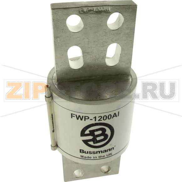 Предохранитель, 1200 A, AC 700 В, DC 700 В, 200 кА, 108x277 мм, UL Eaton 700V 1200A SEMI FUSE+IND 