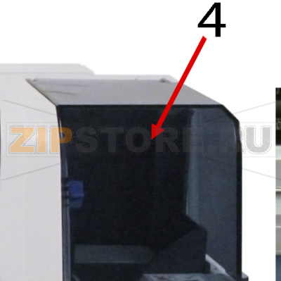 Kit, feeder cover Zebra P430i Kit, feeder cover Zebra P430iЗапчасть на деталировке под номером: 4