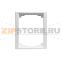 Рамка одноместная, 100 мм, белая ABB 2TKA000279G1