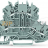 Double-deck terminal block; Through/through terminal block; L/N; without marker carrier; Blue conductor entry upper deck; for DIN-rail 35 x 15 and 35 x 7.5; 1 mm?; Push-in CAGE CLAMP®; 1,00 mm?; gray Wago 2000-2203 - Double-deck terminal block; Through/through terminal block; L/N; without marker carrier; Blue conductor entry upper deck; for DIN-rail 35 x 15 and 35 x 7.5; 1 mm?; Push-in CAGE CLAMP®; 1,00 mm?; gray Wago 2000-2203