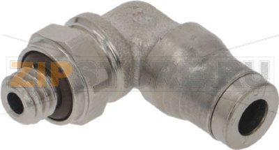 ФИТИНГ БЫСТРОРАЗЪЕМНЫЙ УГЛОВОЙ M6 - Ø 4 MM 