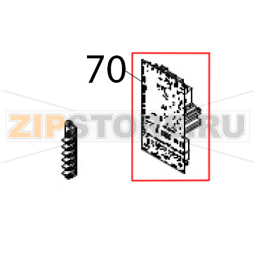 Firmware &quot;P 3.3&quot; per sensitive con power Piron PF1006_PI1 Firmware "P 3.3" per sensitive con power Piron PF1006_PI1Запчасть на деталировке под номером: 70