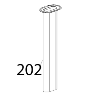 Canna scambiatore inox Unox XVC 515G