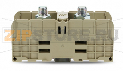 Stud terminal block; 300 mm?; with 2 stud bolts M16; 300,00 mm?; beige Wago 884-3000 