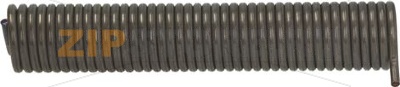 ПРУЖИНА ПРАВАЯ ДЛЯ ДВЕРИ ПЕЧИ Ø 27X153 MM 