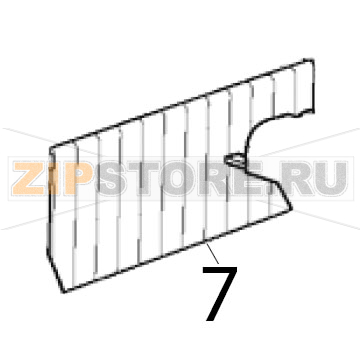 Curtain assy Scotsman AC 86 Curtain assy Scotsman AC 86Запчасть на деталировке под номером: 7