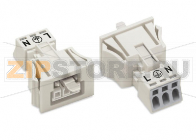 Защелкивающаяся розетка; 3-пол.; Код. A; 1,50 mm; белые Wago 890-723 Protected against mismating and maintenance-freePush-in CAGE CLAMP® spring pressure connection technology allows solid conductors to be simply pushed into a unit.Low profile with 4.4 mm pole spacingWhen assembled, the installation connectors comply with IP40 and are suitable for easily accessible areas....