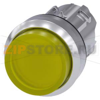 АКТУАТОР КНОПКИ С ВОЗМОЖНОСТЬЮ ПОДСВЕТКИ, 22MM, КРУГЛ., ГЛЯНЦЕВЫЙ МЕТАЛЛ, КНОПКА ЖЁЛТАЯ ВЫСТУПАЮЩАЯ, БЕЗ ФИКСАЦИИ, С МАРКИРОВКОЙ ЛАЗЕРОМ, ПЕРВЫЕ БУКВЫ СЛОВ - ВЕРХНИЙ РЕГИСТР, ДАЛЕЕ - НИЖНИЙ РЕГИСТР Siemens 3SU1051-0BB30-0AA0-Z&nbsp;Y15