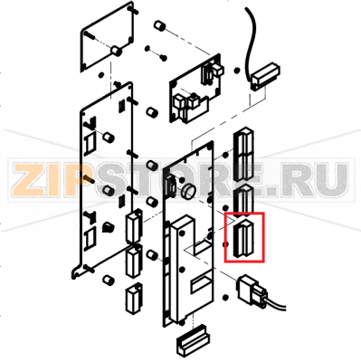 Plug X2 OSC, OSG, OSP P2 P3 CONVOTHERM OES 10.10    Plug X2 OSC, OSG, OSP P2 P3 CONVOTHERM OES 10.10Запчасть на сборочном чертеже под номером: 344Название запчасти на английском&nbsp;языке:&nbsp;Plug X2 OSC, OSG, OSP P2 P3 CONVOTHERM OES 10.10