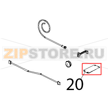 Tappo inf. chiusura cruscotti Unox XB 403G Tappo inf. chiusura cruscotti Unox XB 403GЗапчасть на деталировке под номером: 20