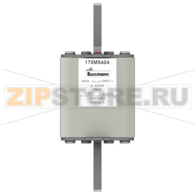 Предохранитель, 400 A, AC 1250 В, 100 кА, size 2, 59x59x150 мм, aR, IEC Eaton FUSE 400A 1250V 2 