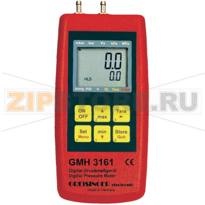 Манометр цифровой, от -0.01 до 0.350 бар Greisinger GMH 3161-07 