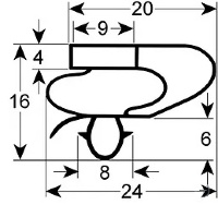 УПЛОТНЕНИЕ 595х460 ММ