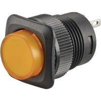 Кнопка 250 В/AC, 1.5 А, 1 x выкл/вкл, без фиксации, 1 шт TRU Components TC-R13-508A-05YL