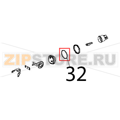 OR 46x2, VMQ, 70 rosso Unox XBC 404 OR 46x2, VMQ, 70 rosso Unox XBC 404Запчасть на деталировке под номером: 32