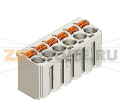 1-проводниковая розетка; 2,5 мм; Шаг контактов 5 мм; 4-пол.; 2,50 mm; светло-серые Wago 2092-1124 Универсальное соединение всех типов проводниковПростой монтаж одножильных проводников и многожильных проводников с наконечником путем вставкиПростая в использовании конструкция не требует применения специальных инструментовВозможность выполнения монтажа как в соединенном, так и в разъединенном состоянииТестирование параллельно вводу проводника - штыревой контактТакже доступны с передвижными планками Встроенные фиксаторы препятствуют случайному разъединению...