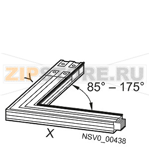 BD2A-1000-LR-X*/Y*-G* ELBOW RIGHT X/Y 0,36M-1,25M 500 A-1000A WINKEL 85 GRAD-175 GRAD Siemens BVP:261841 
