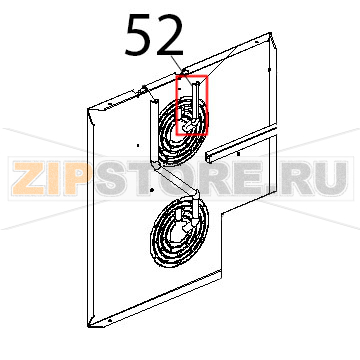 Tubo interno umidita D=16, SP=1 Unox XBC 604P Tubo interno umidita D=16, SP=1 Unox XBC 604PЗапчасть на деталировке под номером: 52