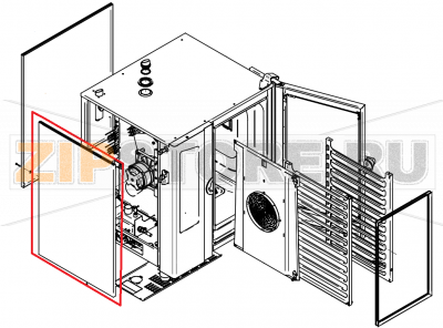 Left side panel 10.10 P3 CONVOTHERM OES 10.10    Left side panel 10.10 P3 CONVOTHERM OES 10.10Запчасть на сборочном чертеже под номером: A001Название запчасти на английском&nbsp;языке: Left side panel 10.10 P3 CONVOTHERM OES 10.10