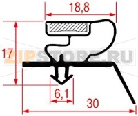УПЛОТНИТЕЛЬ ВСТАВНОЙ 1075 - 2500 ММ