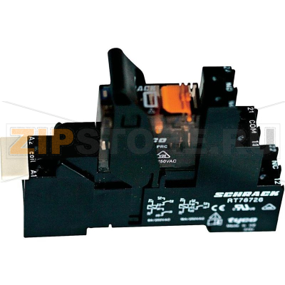 Модуль интерфейсный 24 В/AC, 8 А, 1 шт TE Connectivity XT4S4R24 