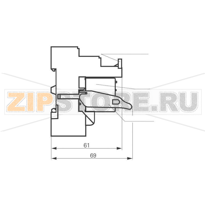 Модуль интерфейсный 24 В/AC, 8 А, 1 шт TE Connectivity XT4S4R24 