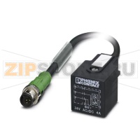 Кабель для датчика / исполнительного элемента Phoenix Contact SAC-3P-M12MS/0,3-PUR/A-1L-SV